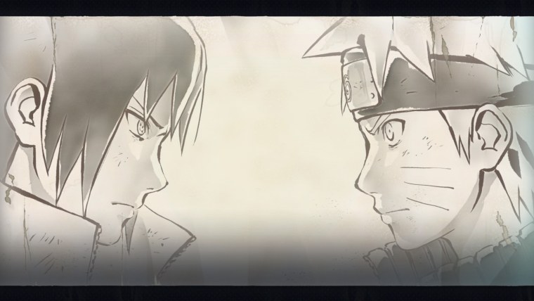 Наруто и Саске битва