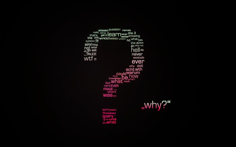 Слова на черном фоне