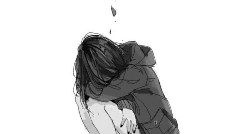 Чб аниме депрессия