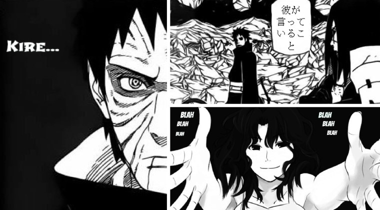 Наруто Манга Какаши и Обито