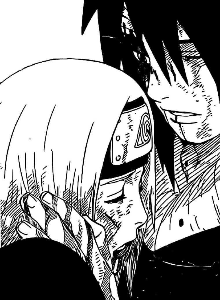 Наруто Манга Какаши Шаринган