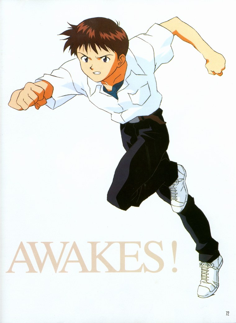 Евангелион Аска и Рей Синдзи и Каору