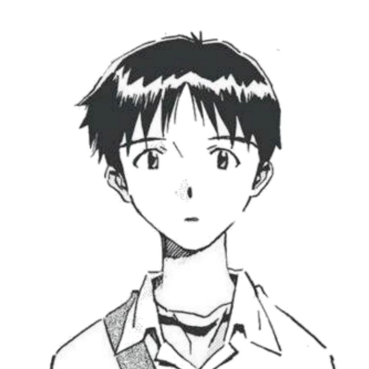 Евангелион Синдзи с кружкой