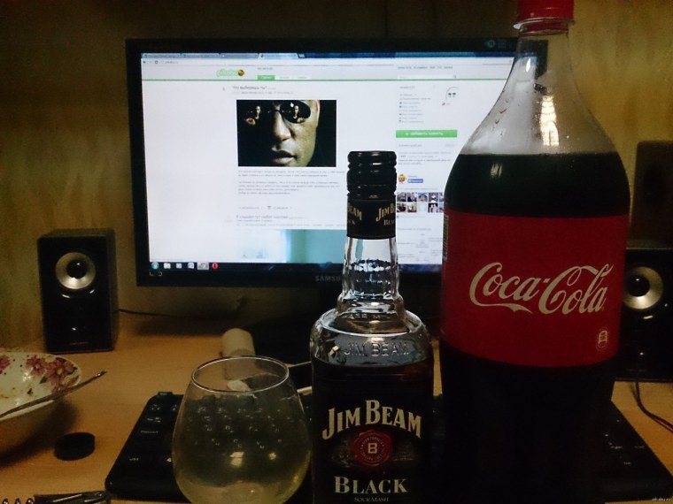 Коньяк с колой