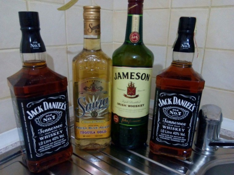 Джек Дэниэлс и джемисон