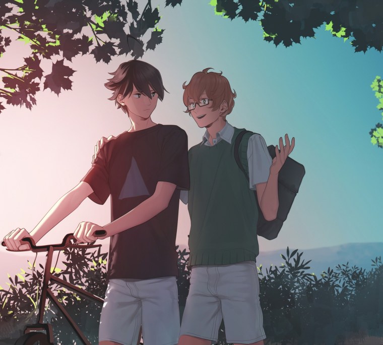 Два мальчика аниме