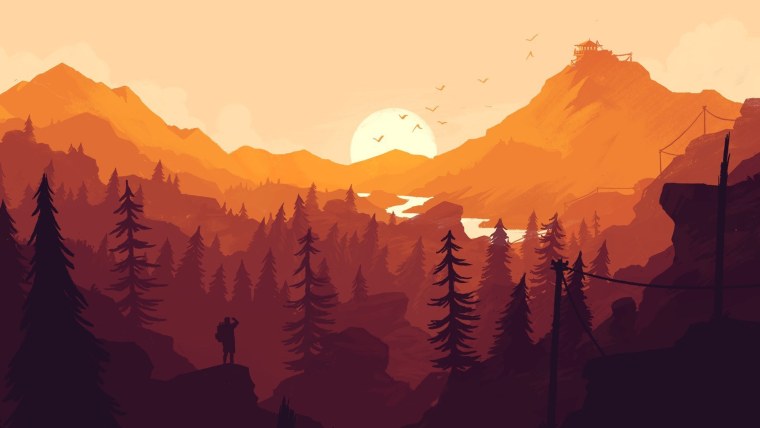 Мультяшный пейзаж