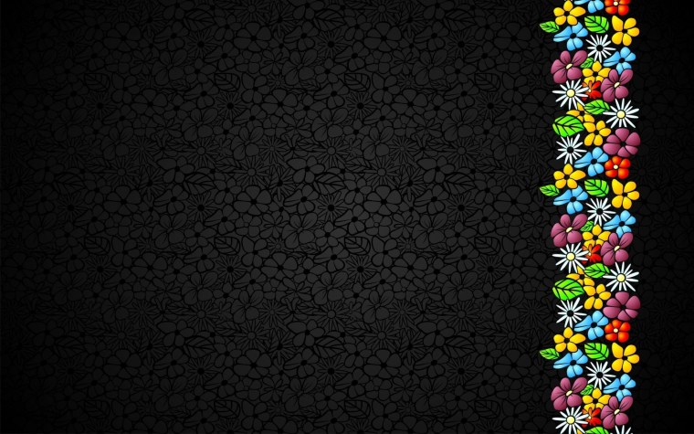 Акварельные цветы фон