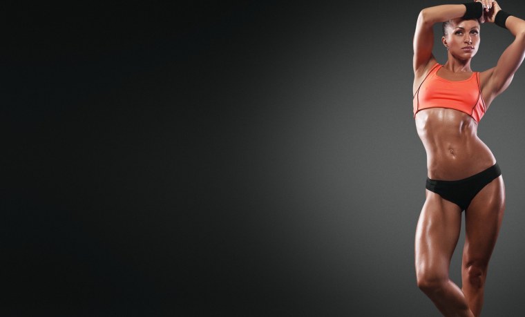 Спортивная фотосессия в студии