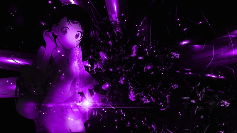 Аниме фиолетовый