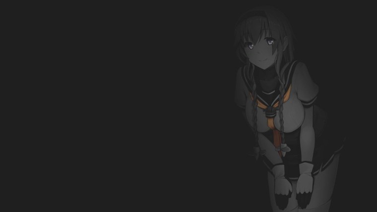 Аниме обои серые