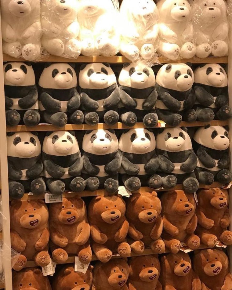 Мягкие игрушки много Эстетика