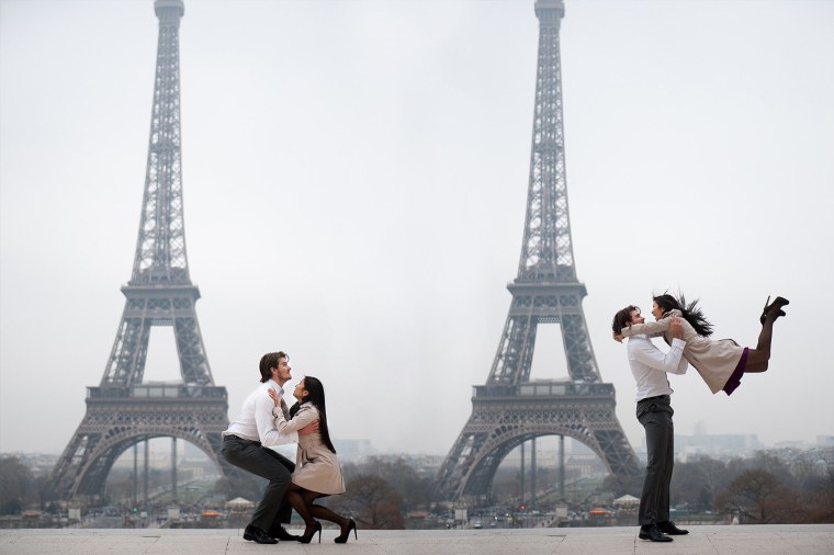 Влюбленные в городе