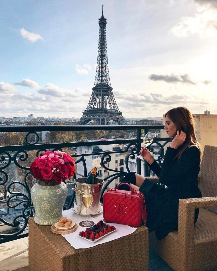 Париж кафе Эйфелева башня
