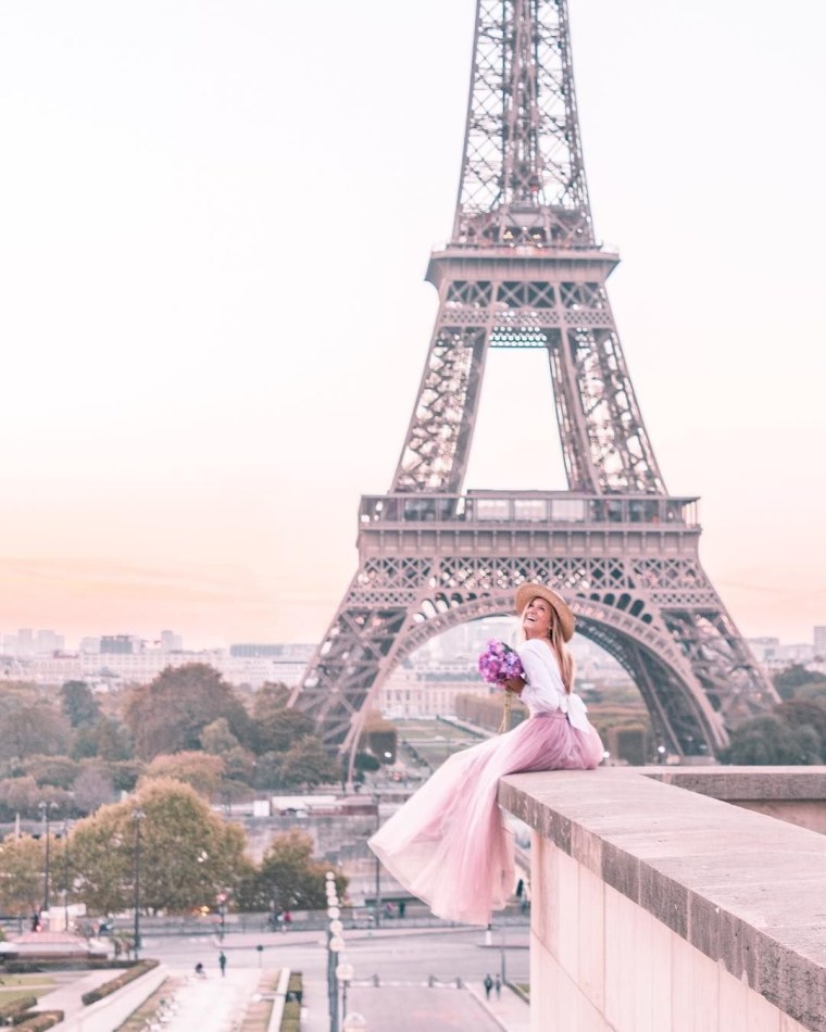 Девушка, Весна,Париж