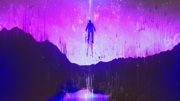 Фиолетовые горы арт