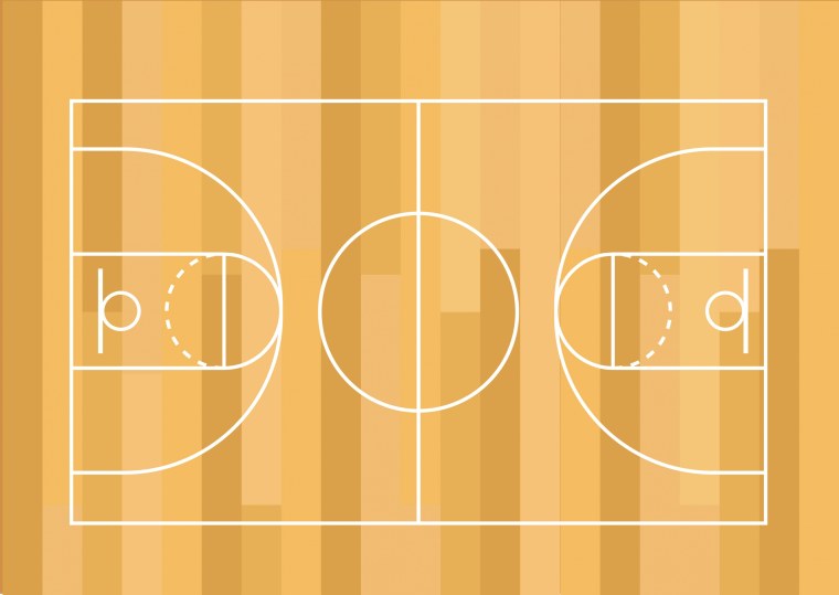 Баскетбольная площадка вектор