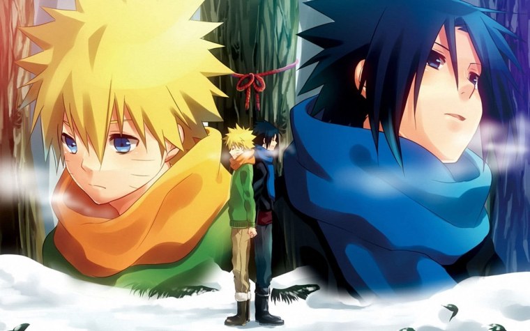 Саске Учиха и Наруто Узумаки