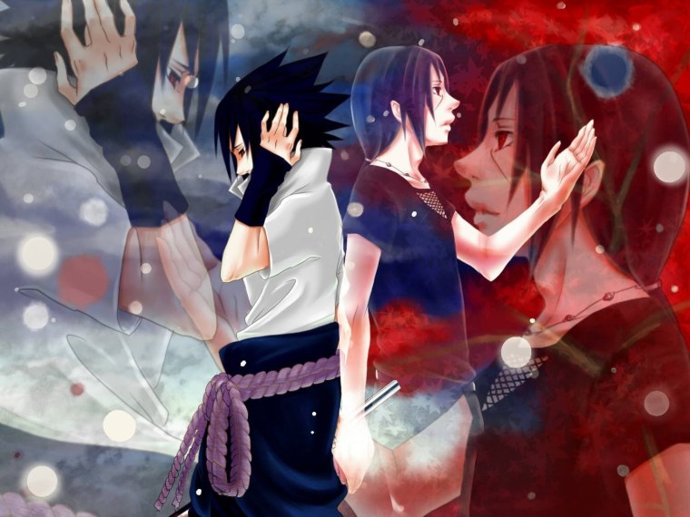 Аниме Итачи и Саске