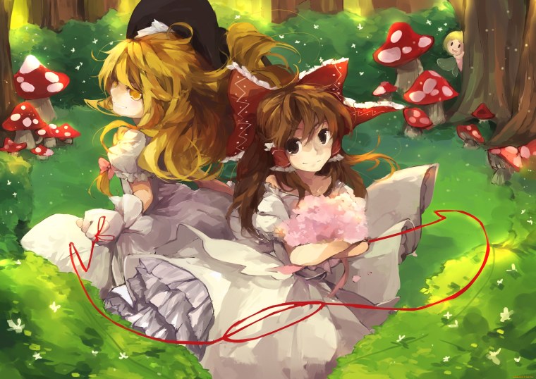 Reimu and Marisa