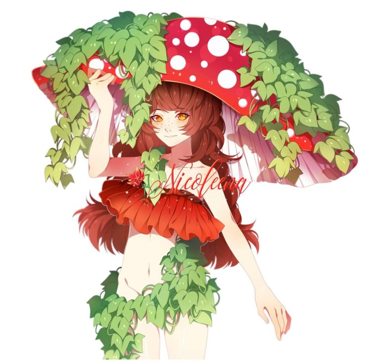 Девушка мухомор