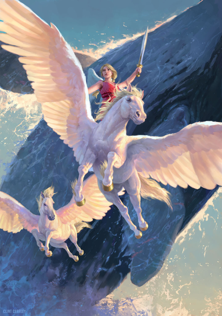 Девушка на Пегасе