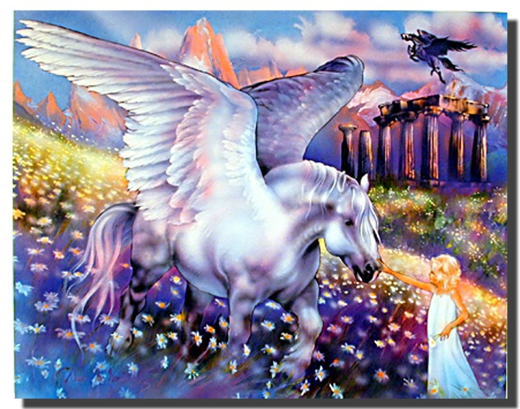 Ребенок единорога и Пегаса