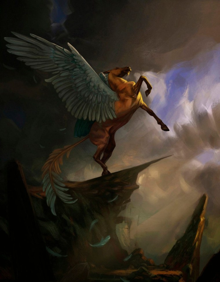 Мифический крылатый конь Пегас