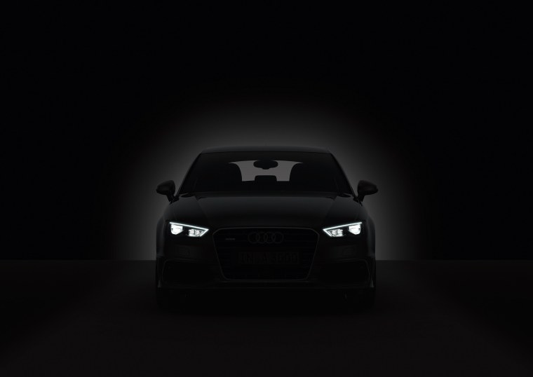 Audi a7 фары в темноте