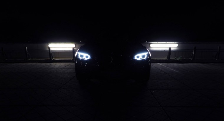 BMW m5 e60 в темноте