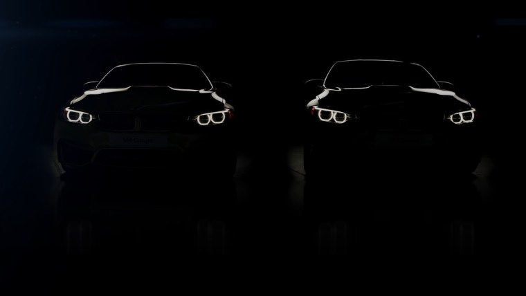 БМВ f10 в темноте