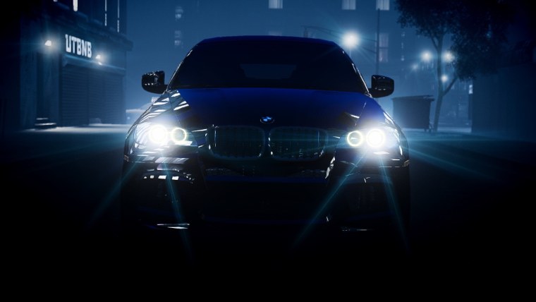 BMW m3 в темноте