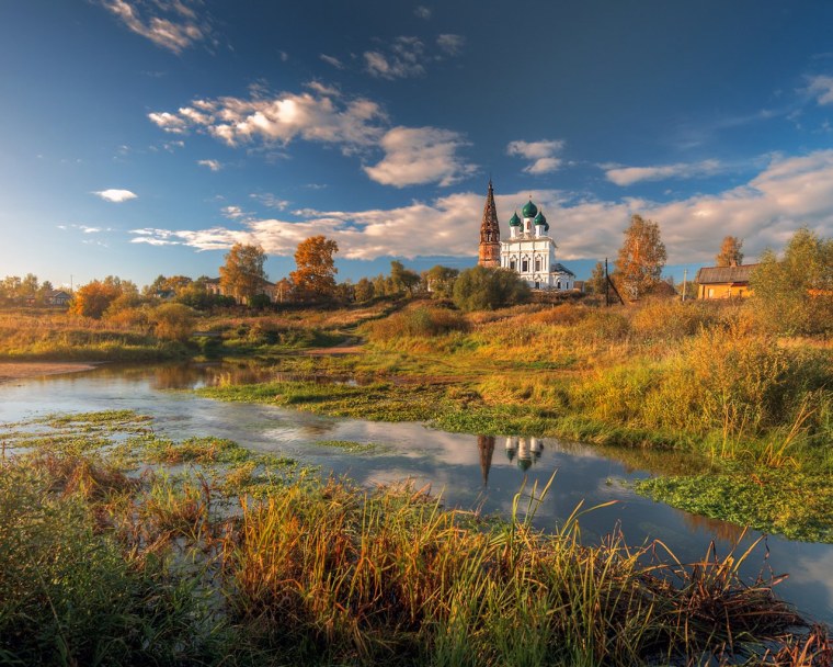 Деревенская Церковь Есенинская Русь