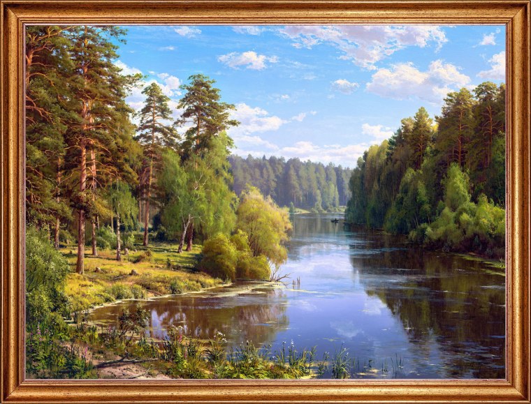 Сергей Басов русский художник-пейзажист