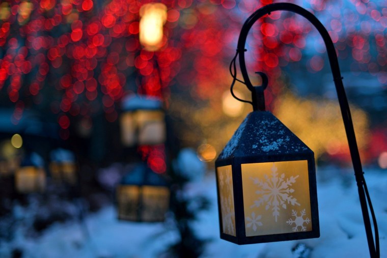 Фонарь новогодний