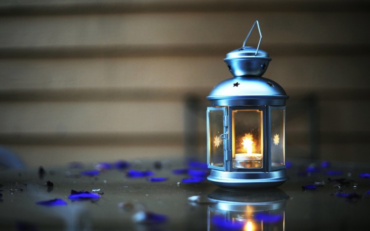 Фонарик со свечкой