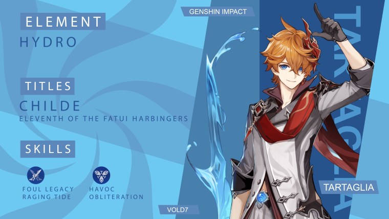 Тарталья Геншин Импакт