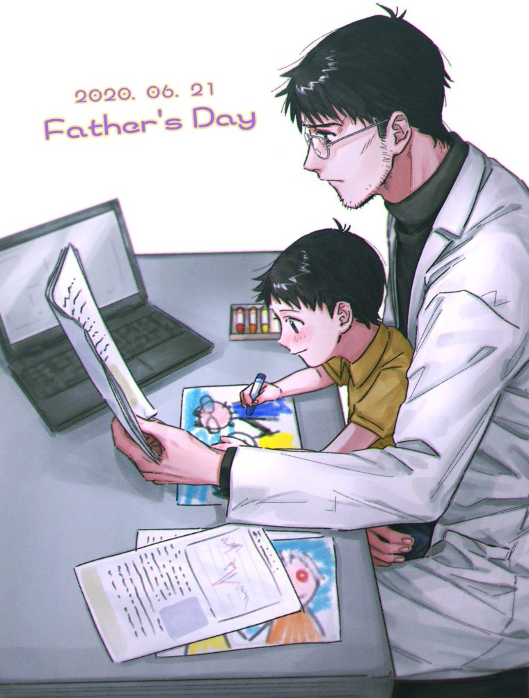 Gendo x Shinji