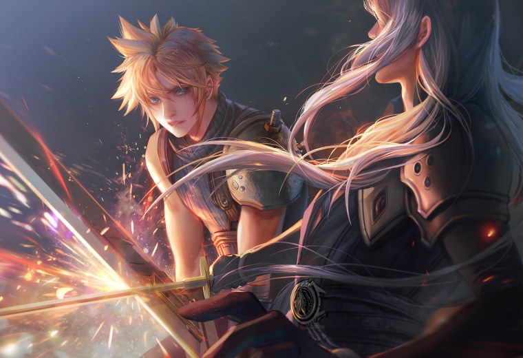 Клауд Страйф с мечом