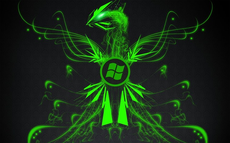 Крутые зелёные обои