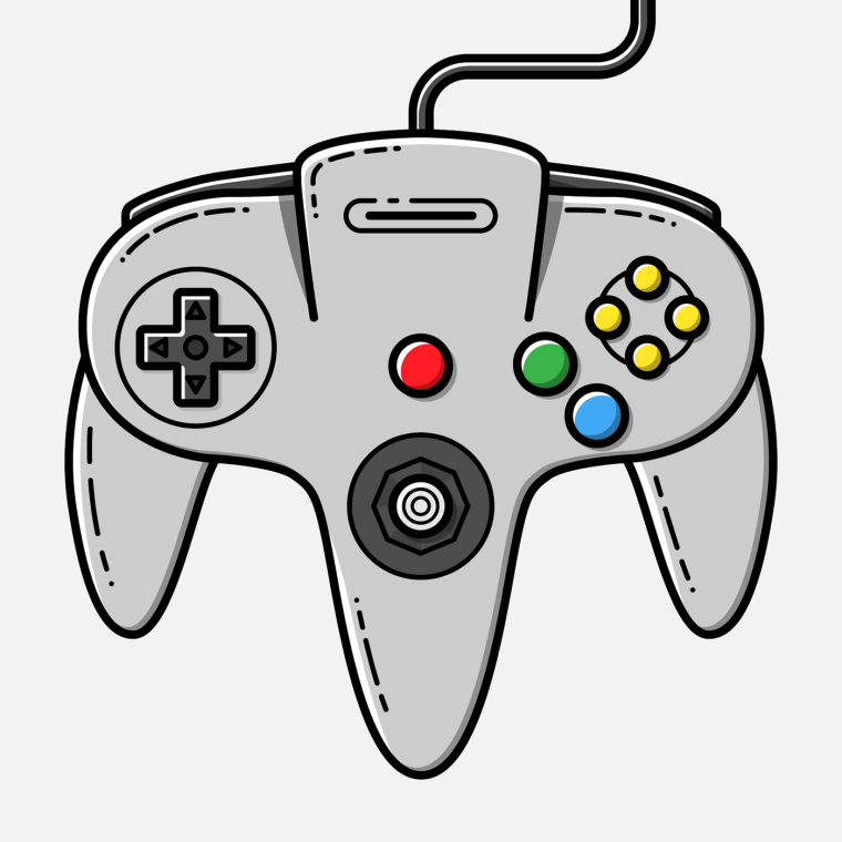 Nintendo 64 лого консоль