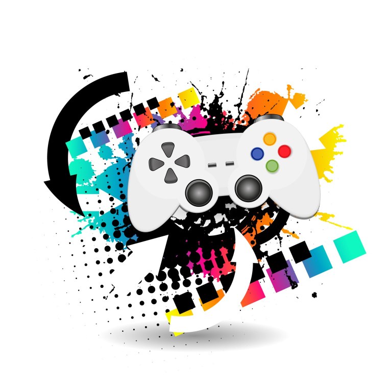 Арт джойстик для логотипа