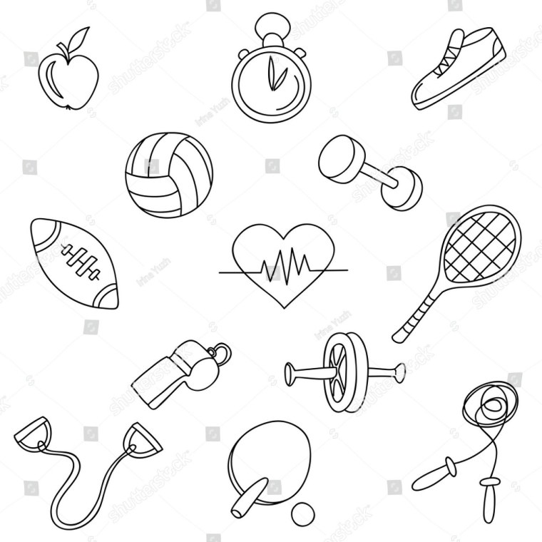 Спортивный инвентарь иконка