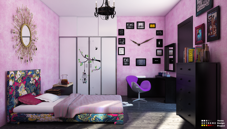 Модные обои в комнату подростка девочки