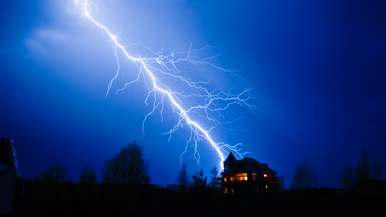 Молния Бурдж Халифа