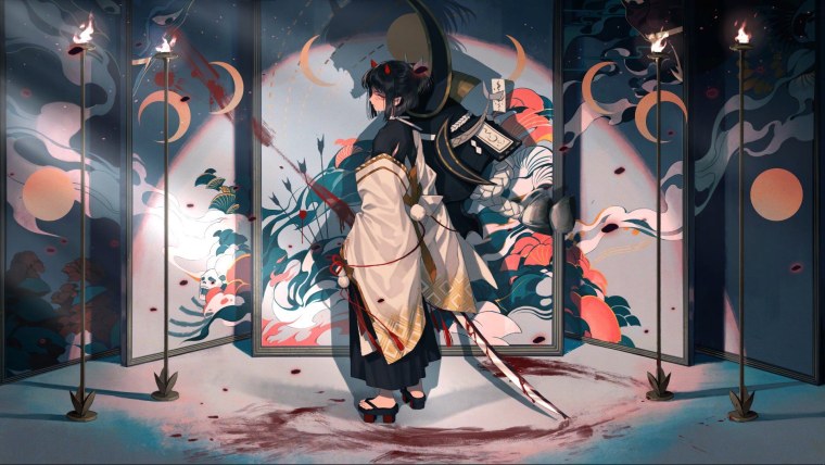 Самурай абстракция