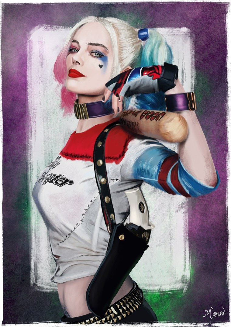 Харли Квинн Марго Робби арт