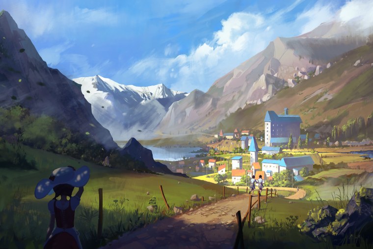 Аниме пейзаж