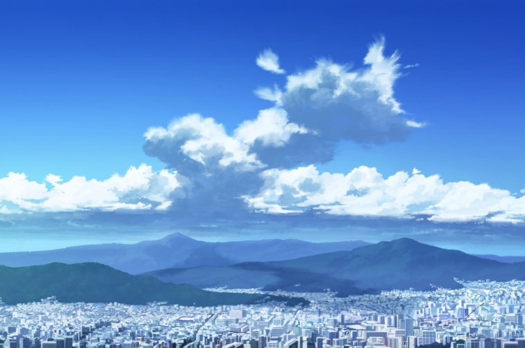 Аниме пейзажи на рабочий стол