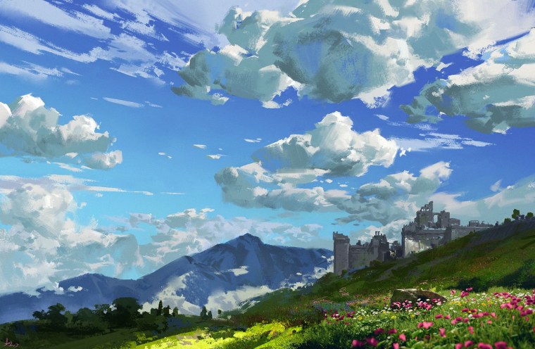 Аниме пейзаж